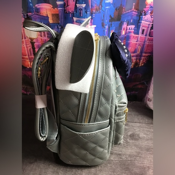 Disney cruise line Loungefly wish inaugural mini backpack & ears headband -new - Picture 8 of 11